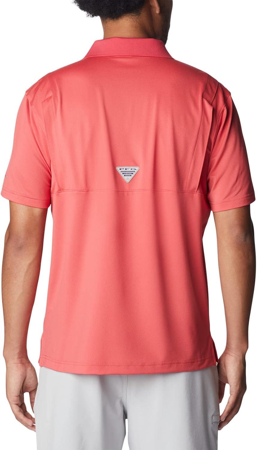 imageColumbia Mens Low Drag Offshore PoloSunset Red