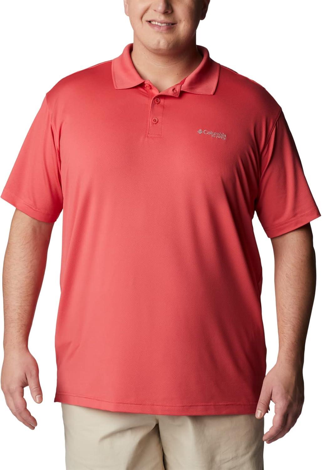 imageColumbia Mens Low Drag Offshore PoloSunset Red