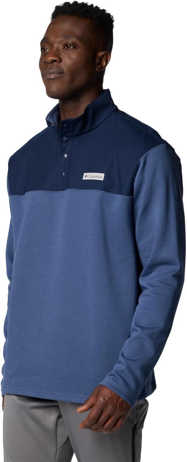 imageColumbia Mens Pitchstone Overlay Half SnapDark MountainCollegiate Navy