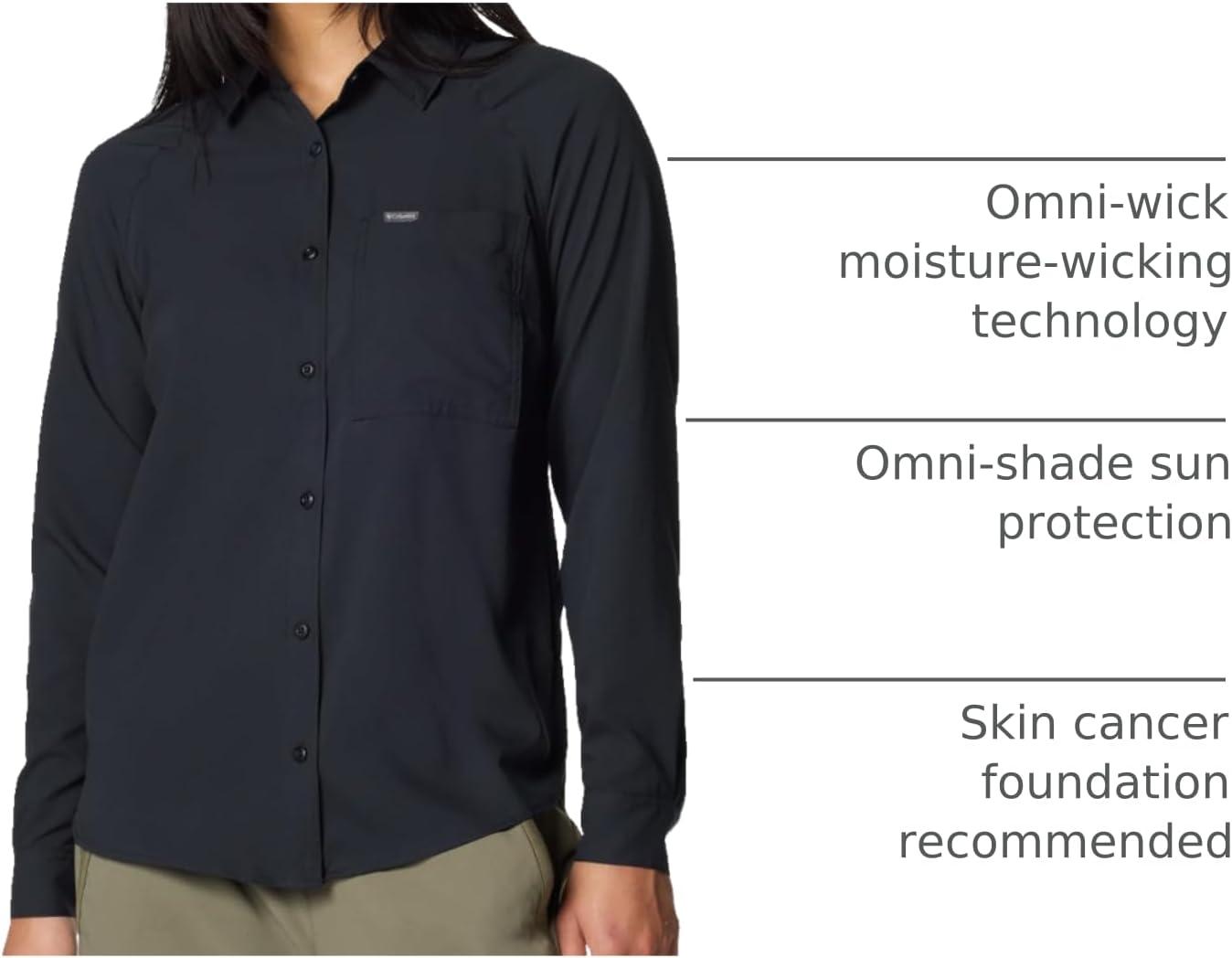 imageColumbia Womens Anytime Lite Long Sleeve ShirtBlack