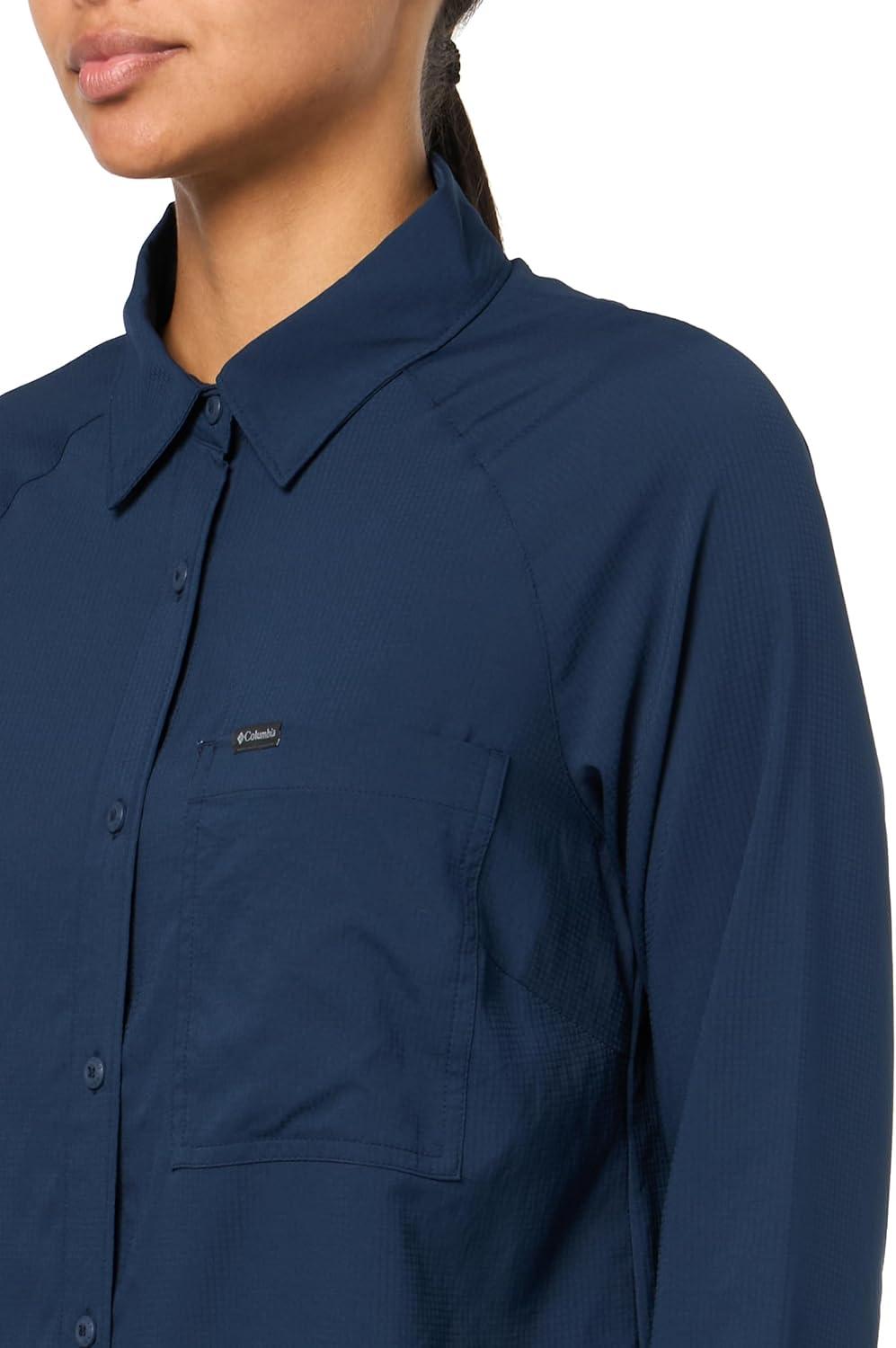 imageColumbia Womens Anytime Lite Long Sleeve ShirtCollegiate Navy