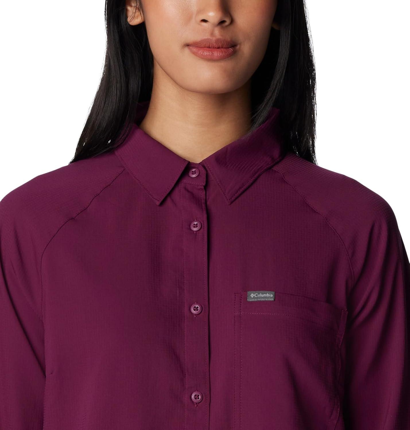 imageColumbia Womens Anytime Lite Long Sleeve ShirtMarionberry