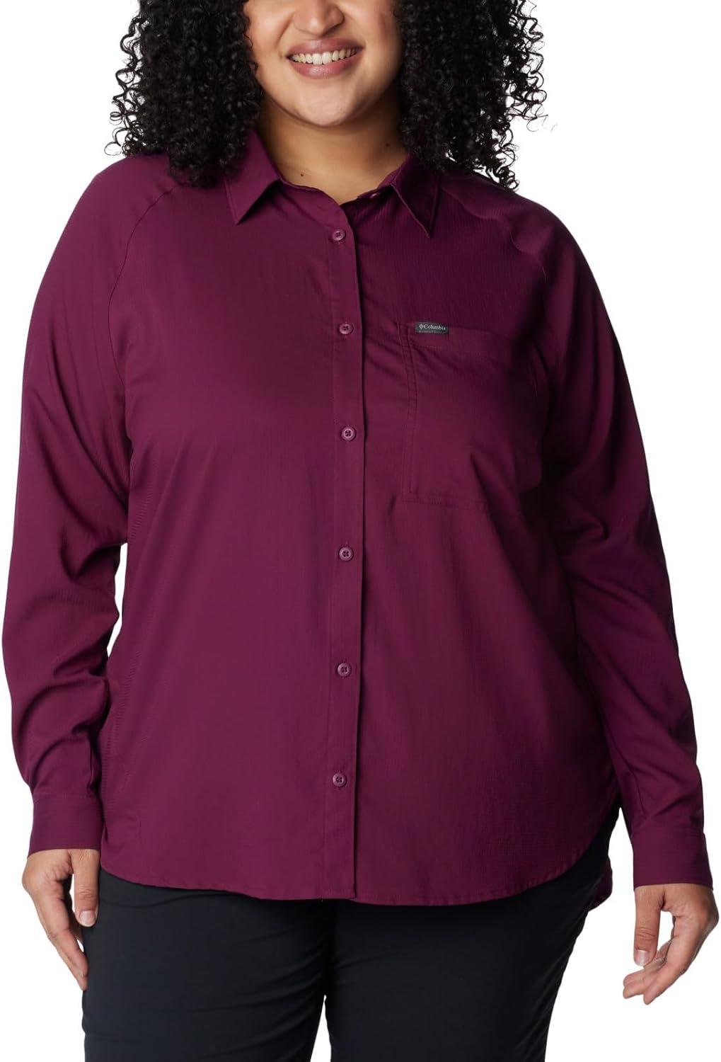 imageColumbia Womens Anytime Lite Long Sleeve ShirtMarionberry