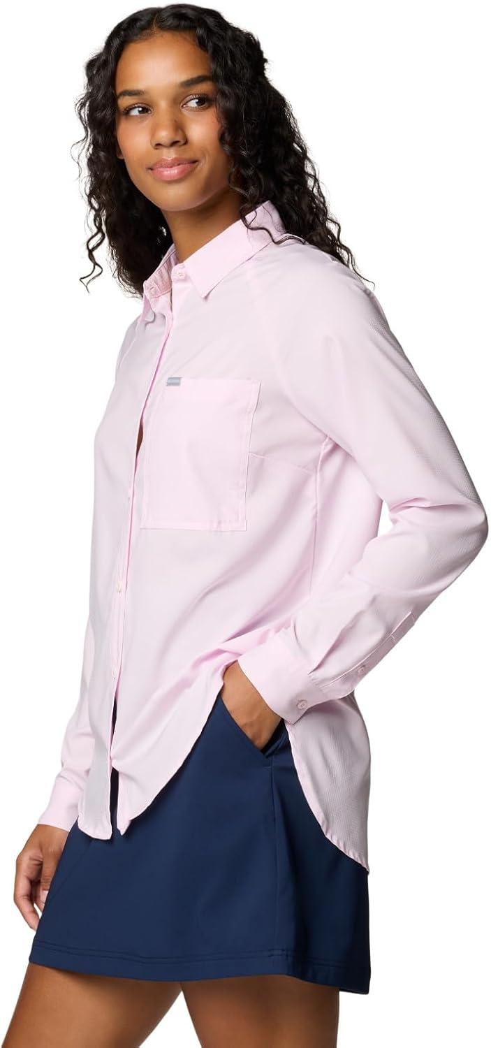 imageColumbia Womens Anytime Lite Long Sleeve ShirtPink Dawn