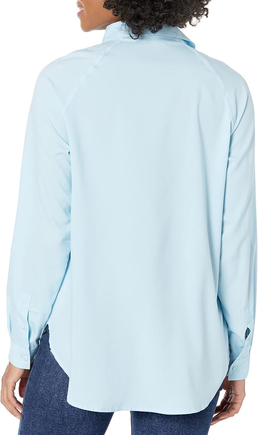 imageColumbia Womens Anytime Lite Long Sleeve ShirtSpring Blue