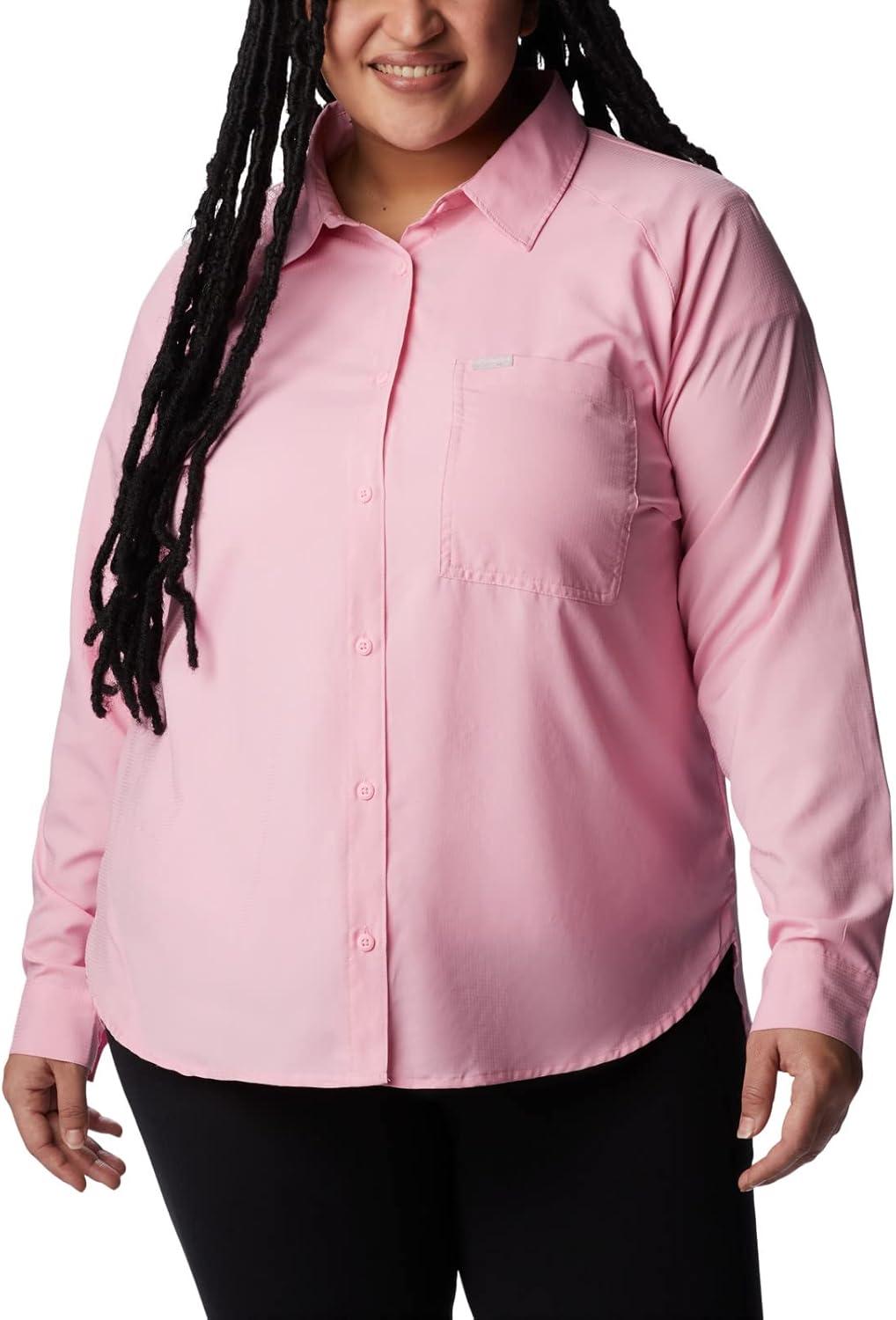 imageColumbia Womens Anytime Lite Long Sleeve ShirtWild Rose