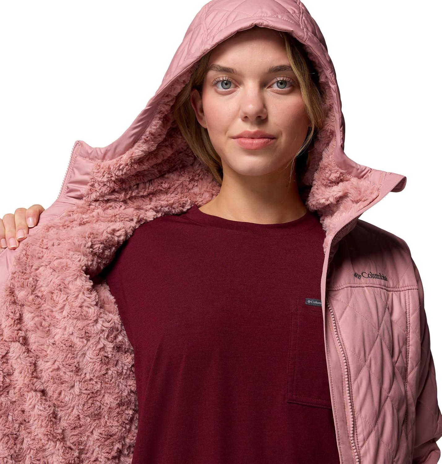 imageColumbia Womens Copper Crest II Hooded JacketEraser Pink
