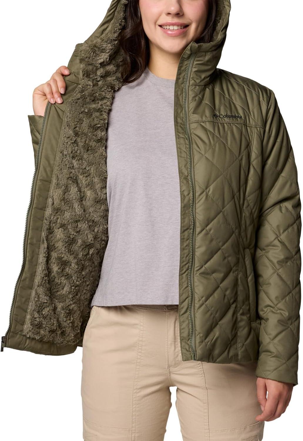 imageColumbia Womens Copper Crest II Hooded JacketStone Green