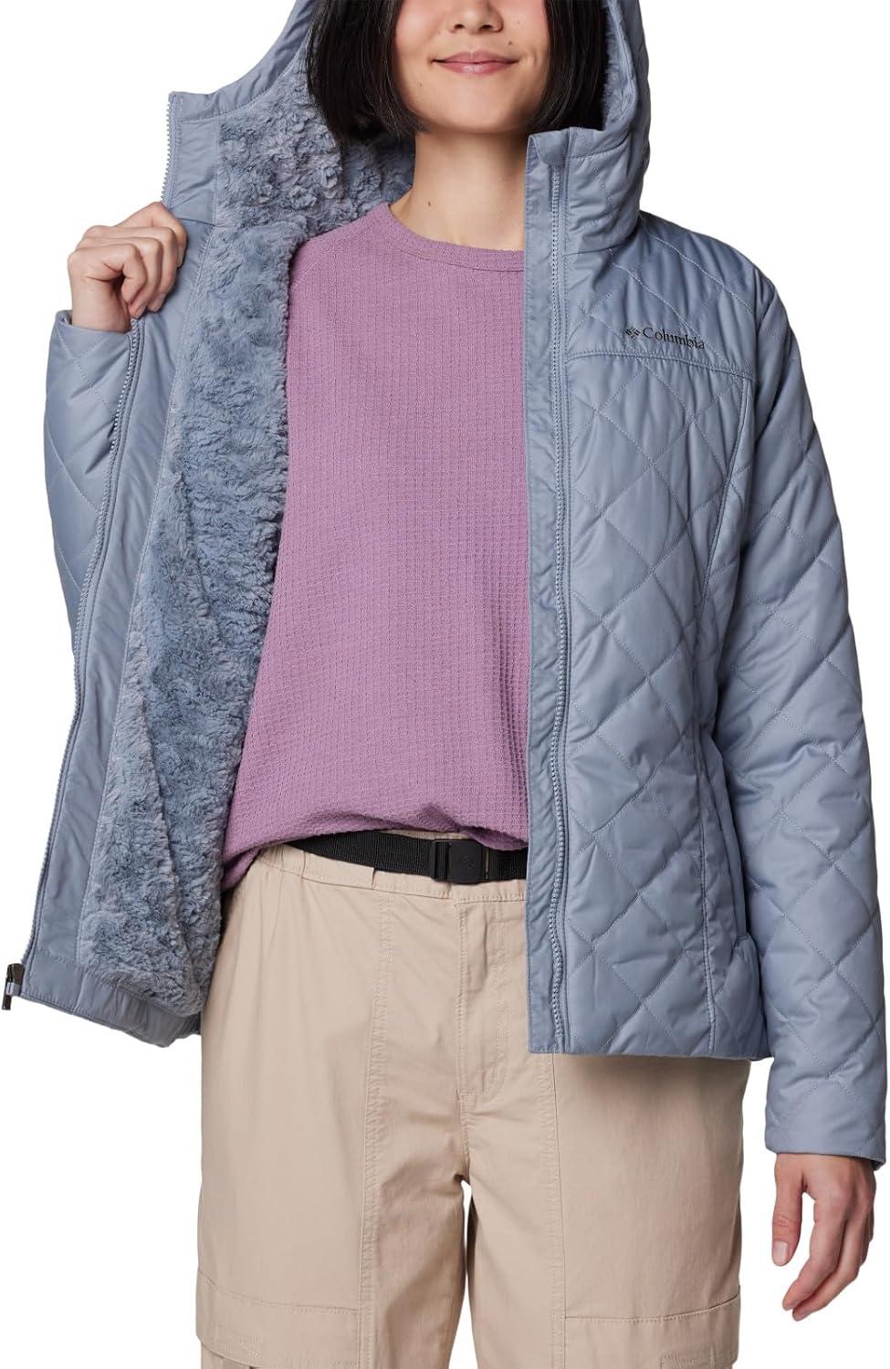 imageColumbia Womens Copper Crest II Hooded JacketTradewinds Grey