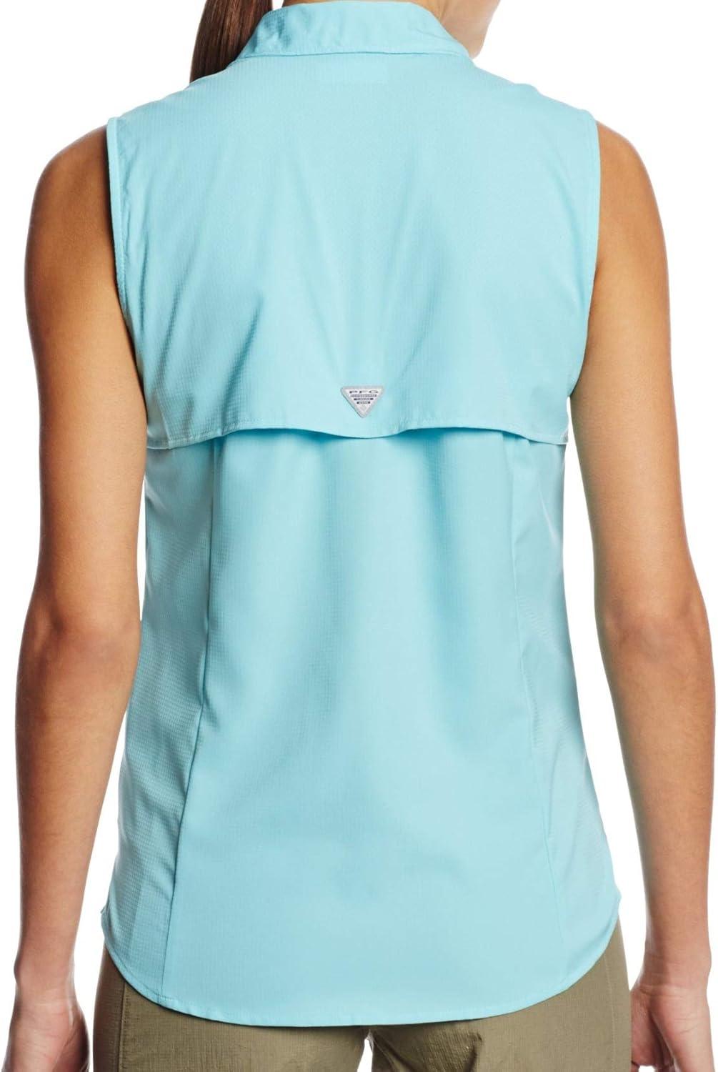 imageColumbia Womens Extended Tamiami Womens Sleeveless ShirtClear Blue