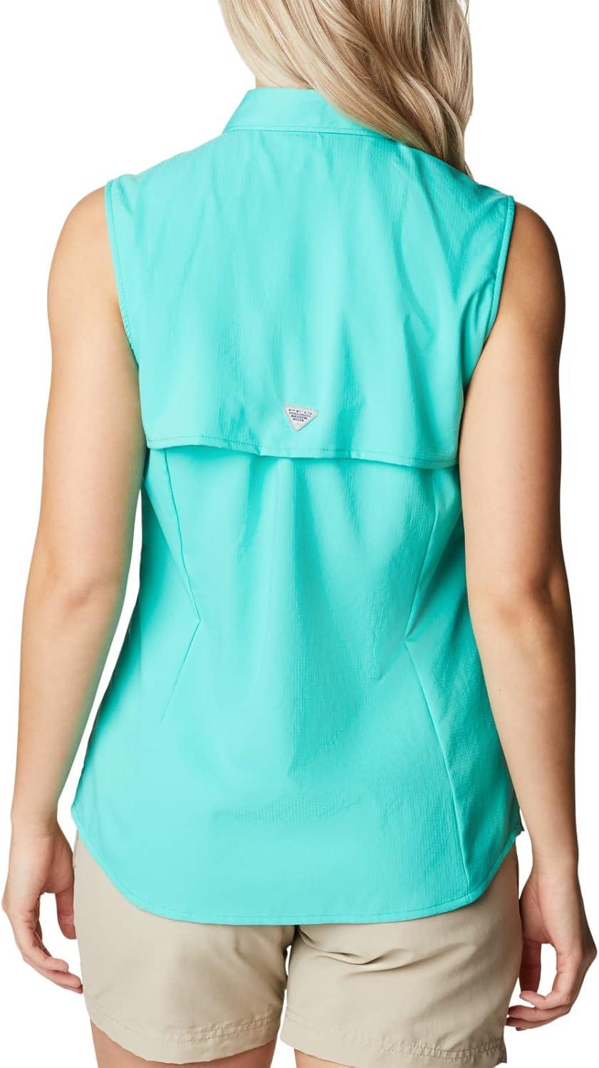 imageColumbia Womens Extended Tamiami Womens Sleeveless ShirtElectric Turquoise