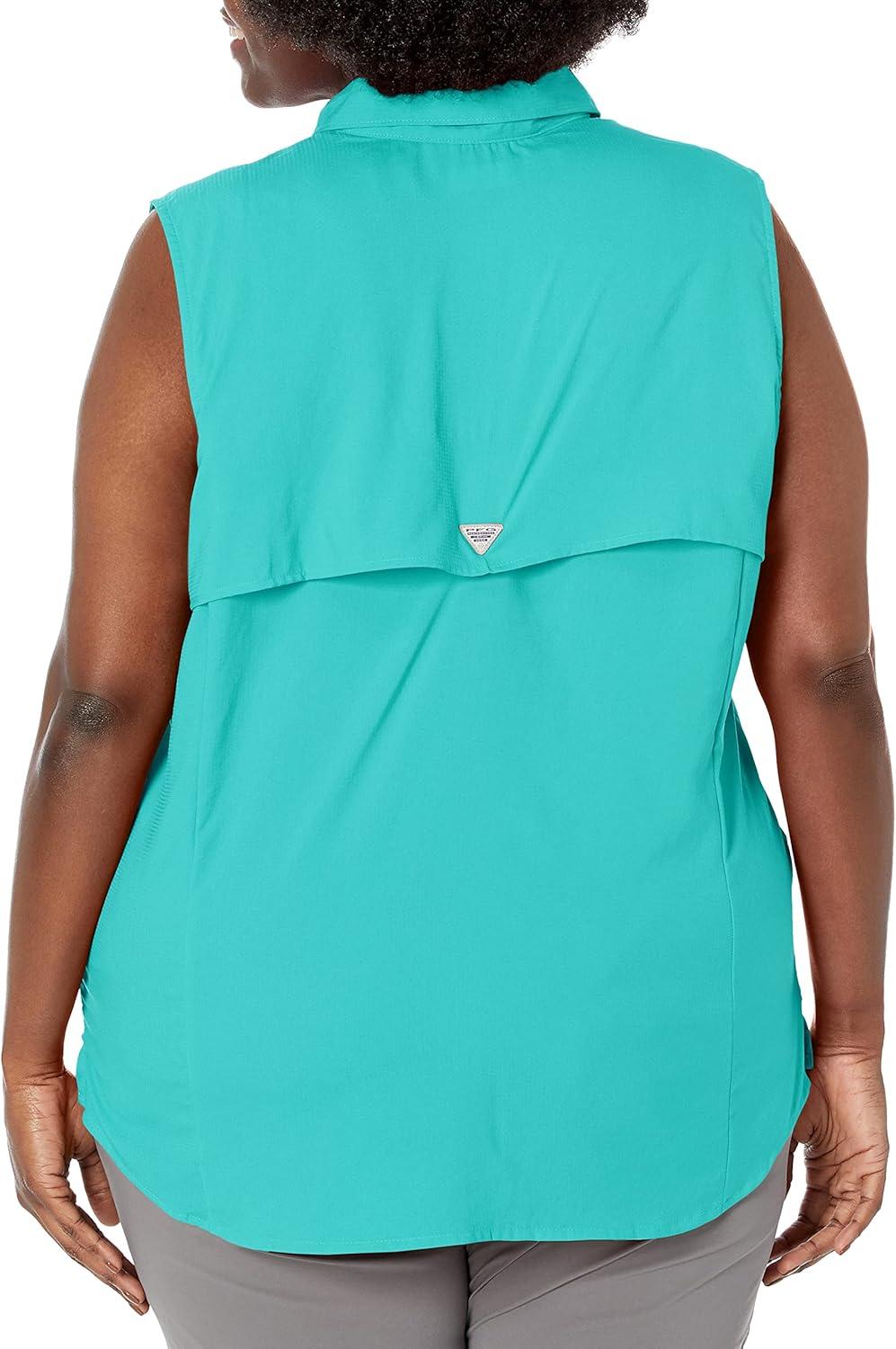 imageColumbia Womens Extended Tamiami Womens Sleeveless ShirtElectric Turquoise
