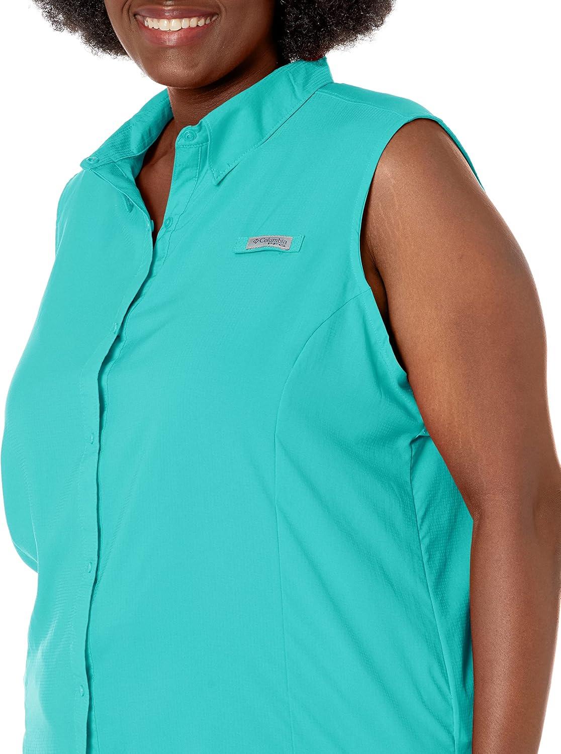imageColumbia Womens Extended Tamiami Womens Sleeveless ShirtElectric Turquoise