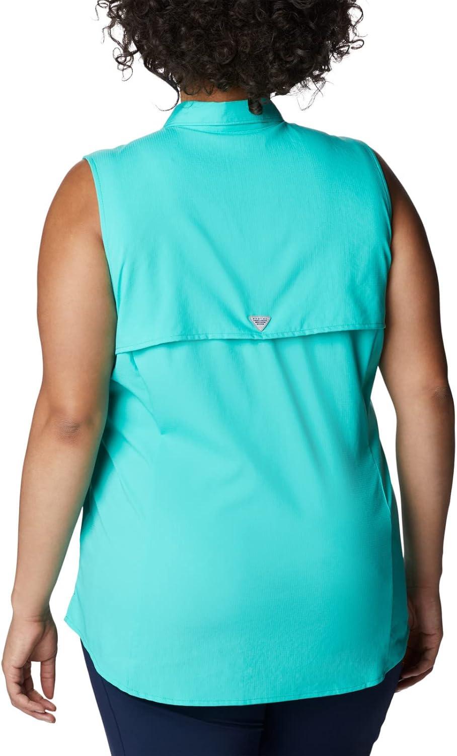 imageColumbia Womens Extended Tamiami Womens Sleeveless ShirtElectric Turquoise