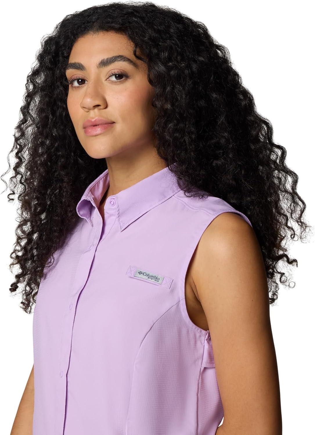 imageColumbia Womens Extended Tamiami Womens Sleeveless ShirtHydrangea