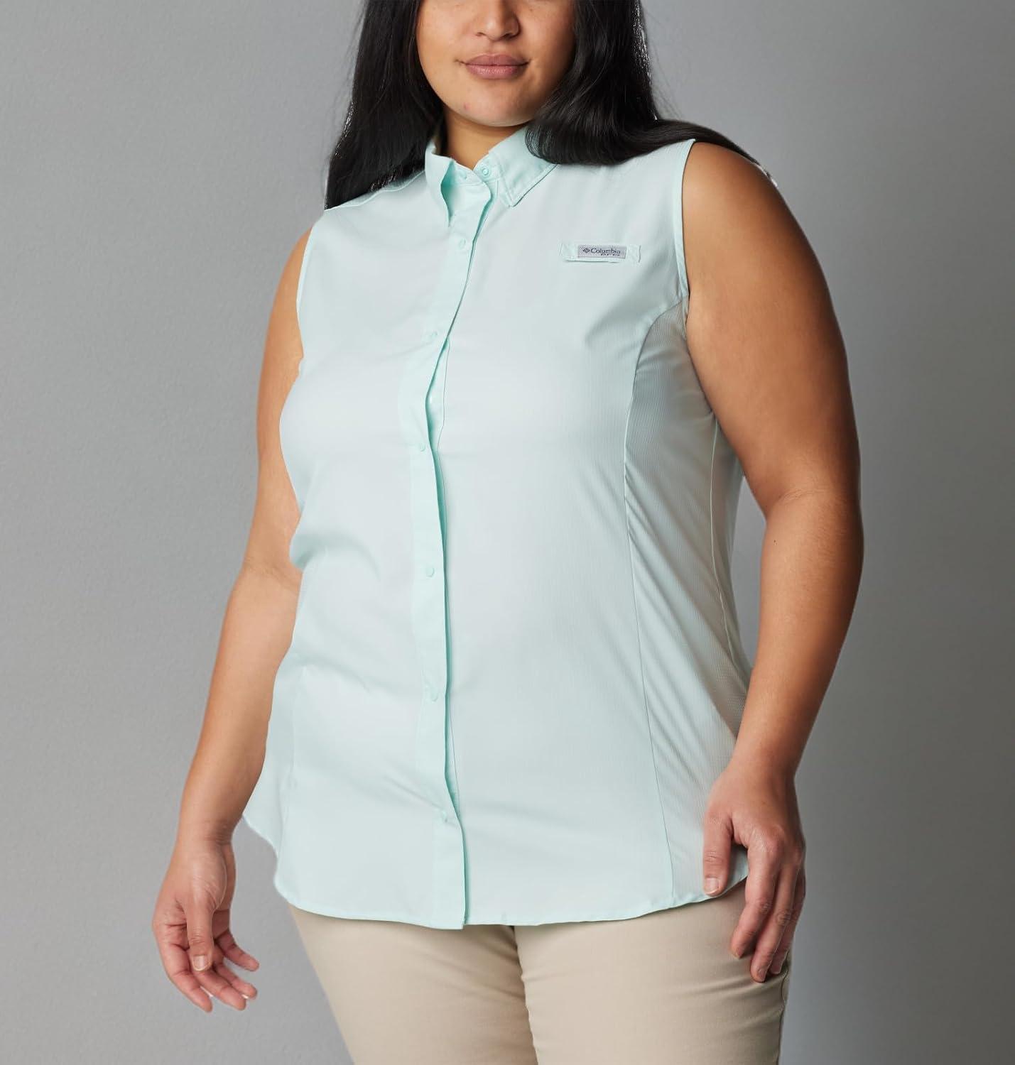 imageColumbia Womens Extended Tamiami Womens Sleeveless ShirtIcy Morn