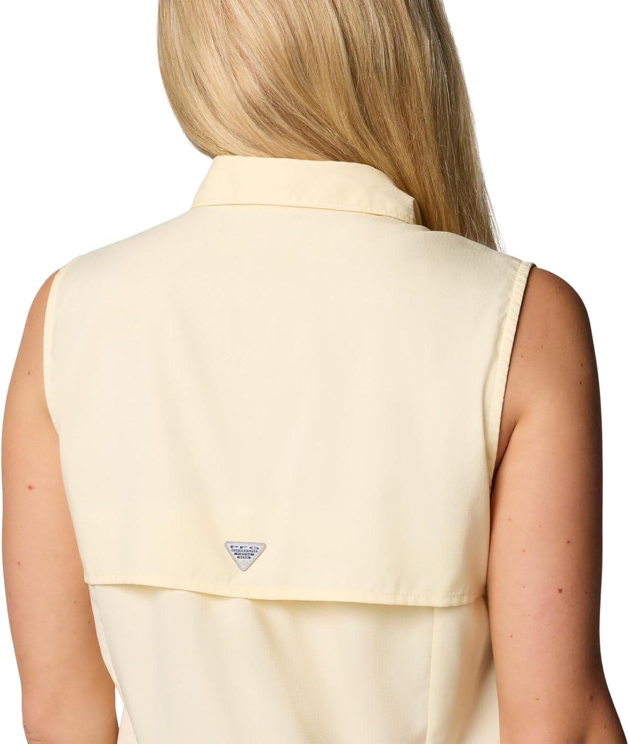 imageColumbia Womens Extended Tamiami Womens Sleeveless ShirtLemon Wash