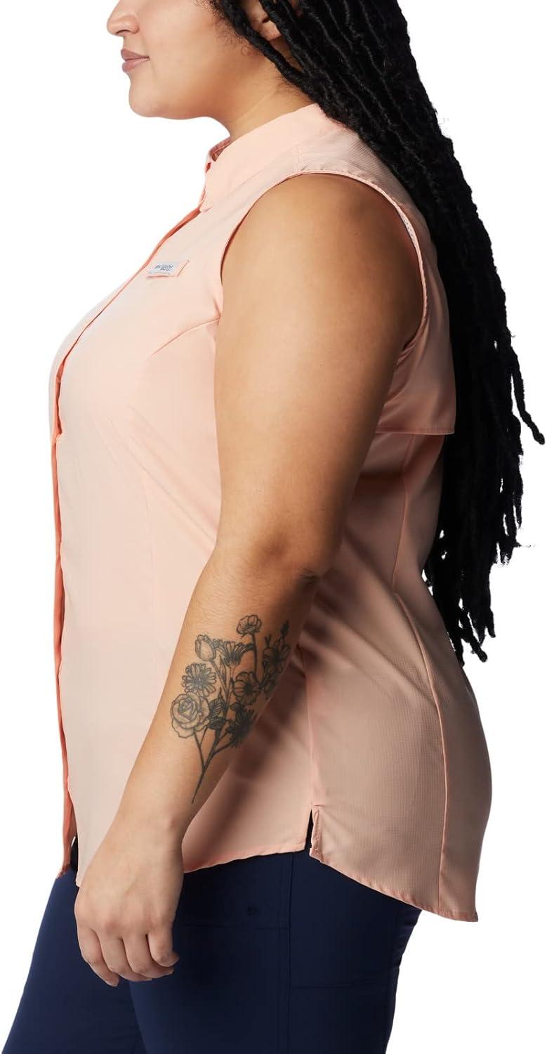 imageColumbia Womens Extended Tamiami Womens Sleeveless ShirtLight Coral