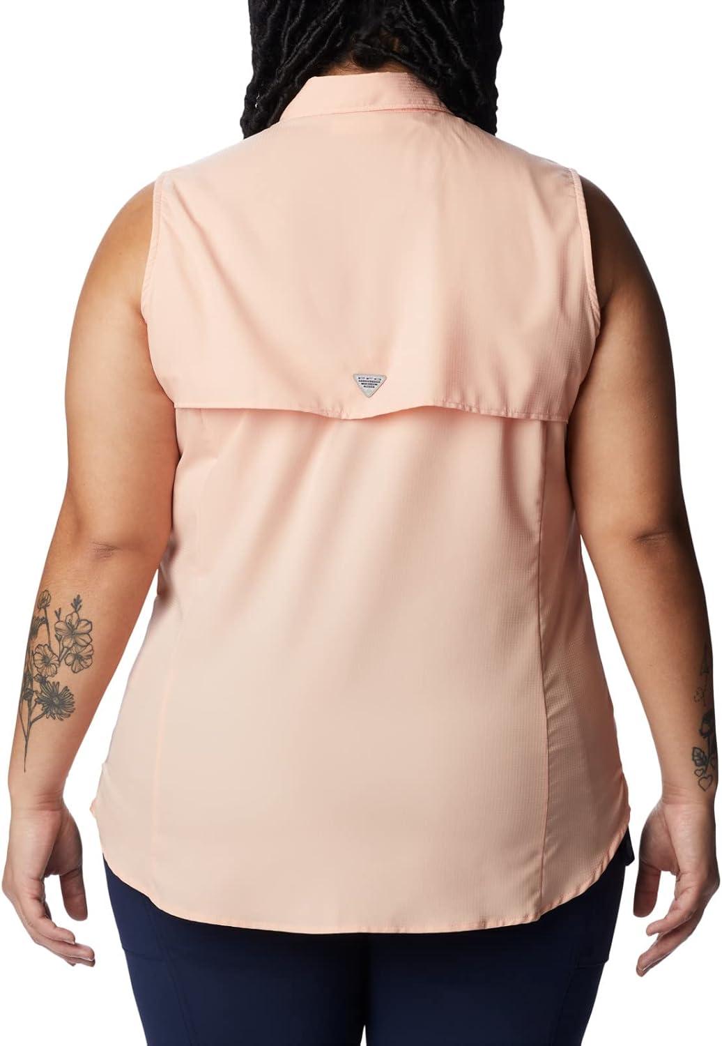 imageColumbia Womens Extended Tamiami Womens Sleeveless ShirtLight Coral
