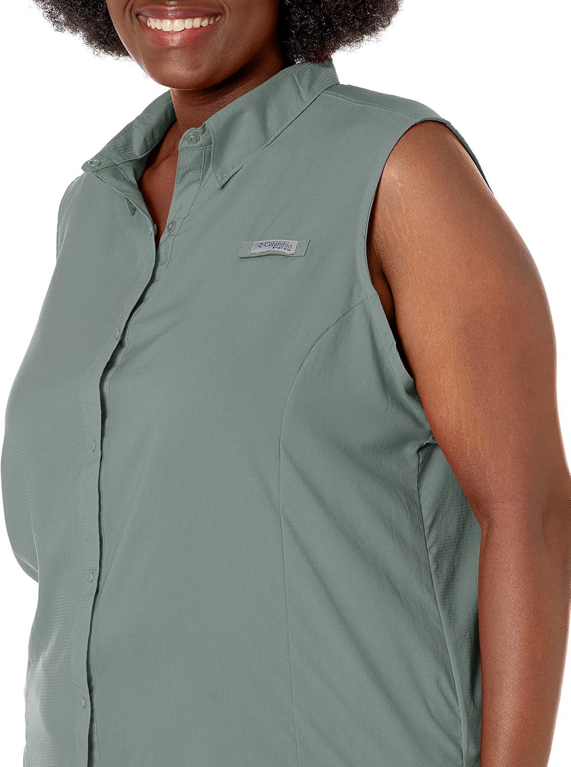 imageColumbia Womens Extended Tamiami Womens Sleeveless ShirtLight Lichen