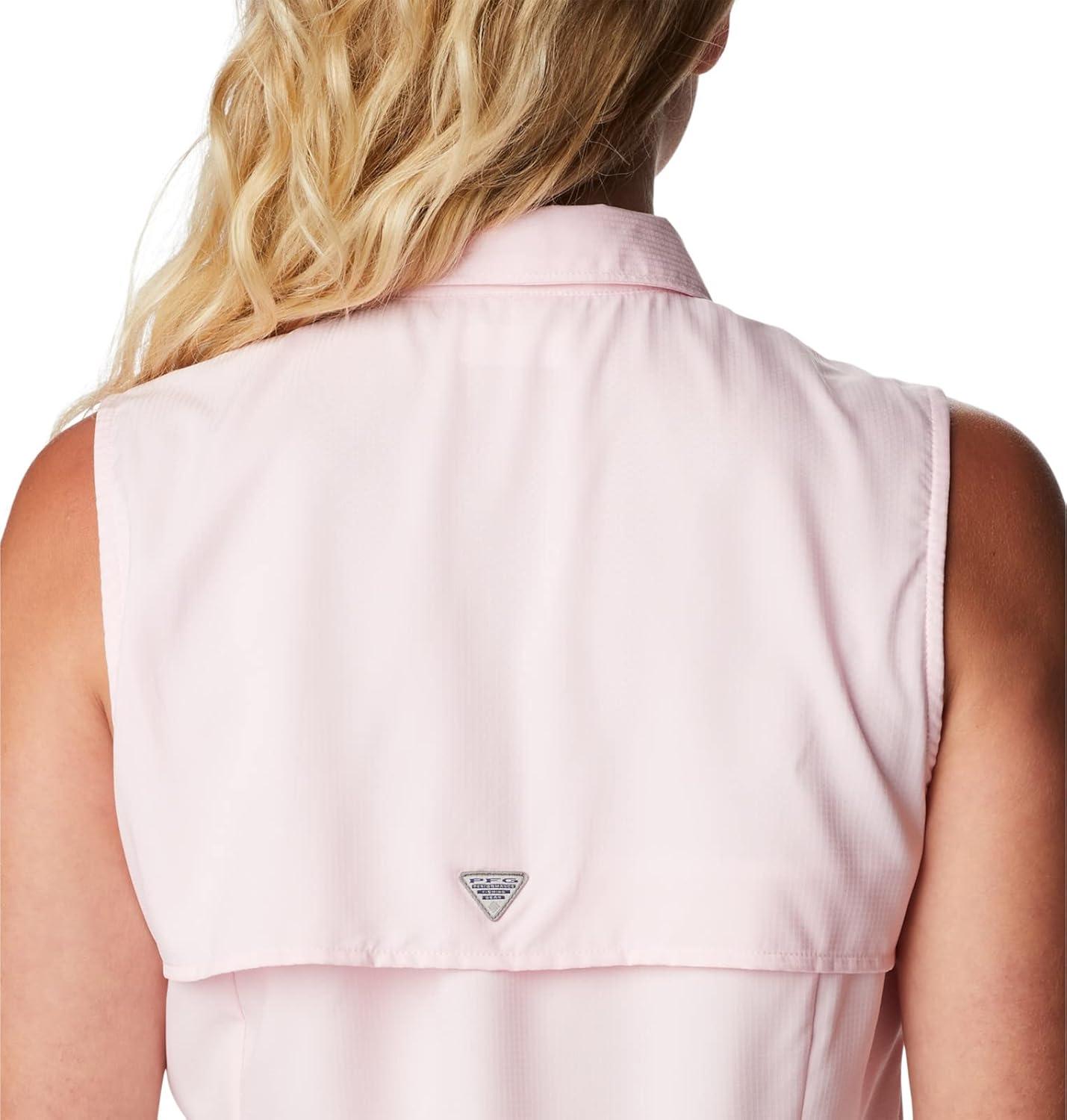 imageColumbia Womens Extended Tamiami Womens Sleeveless ShirtSatin Pink
