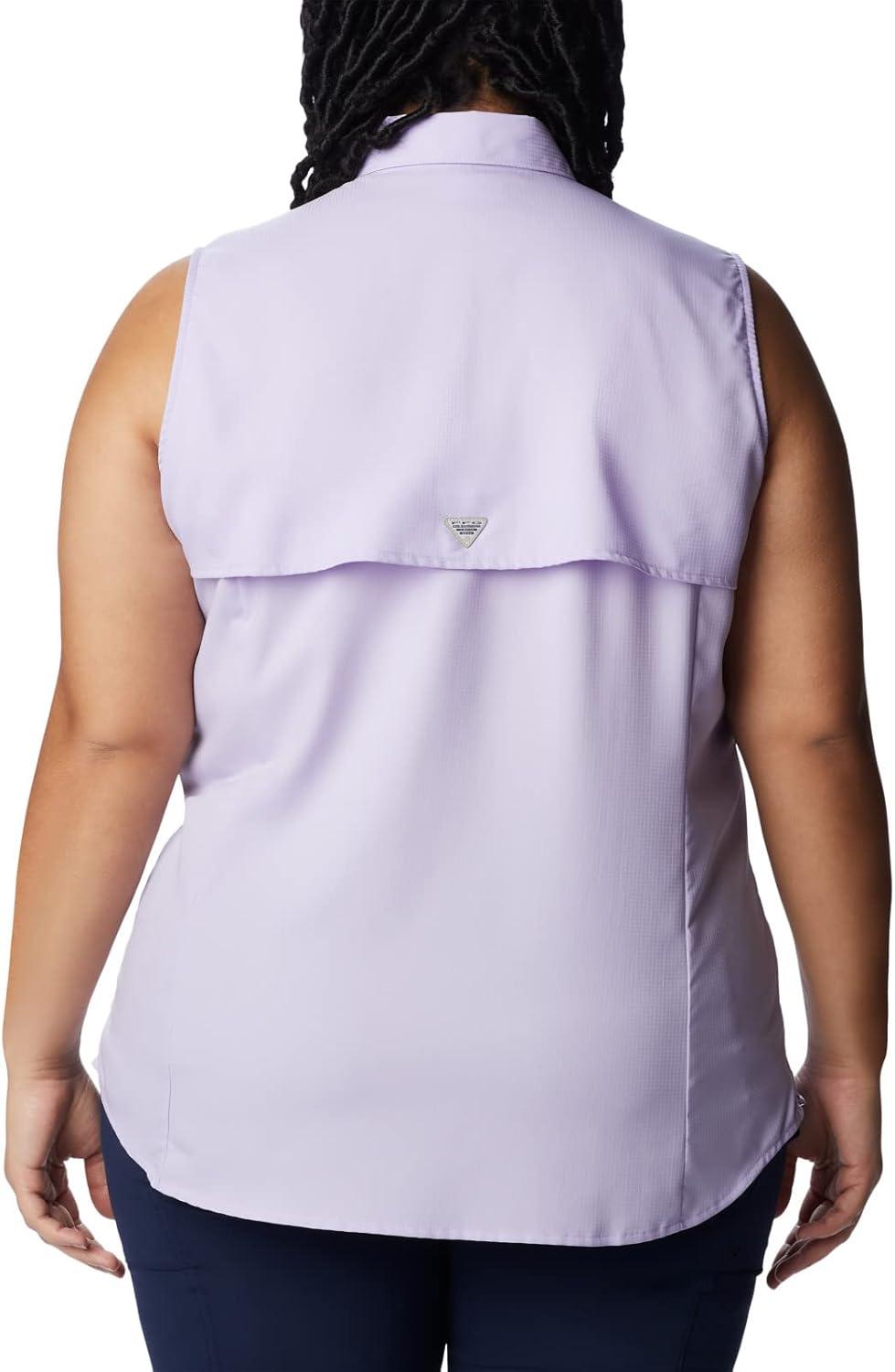 imageColumbia Womens Extended Tamiami Womens Sleeveless ShirtSoft Violet