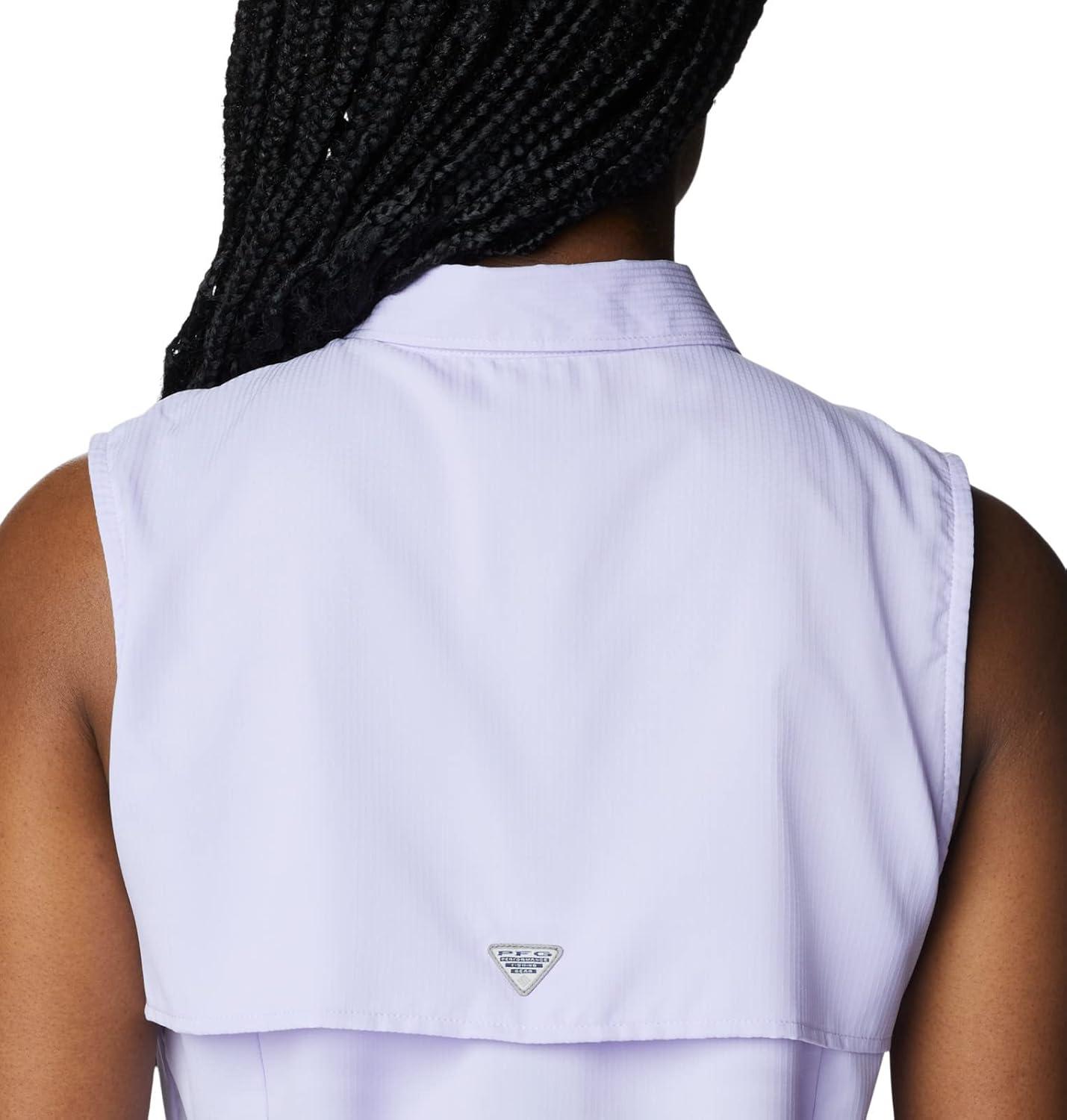 imageColumbia Womens Extended Tamiami Womens Sleeveless ShirtSoft Violet