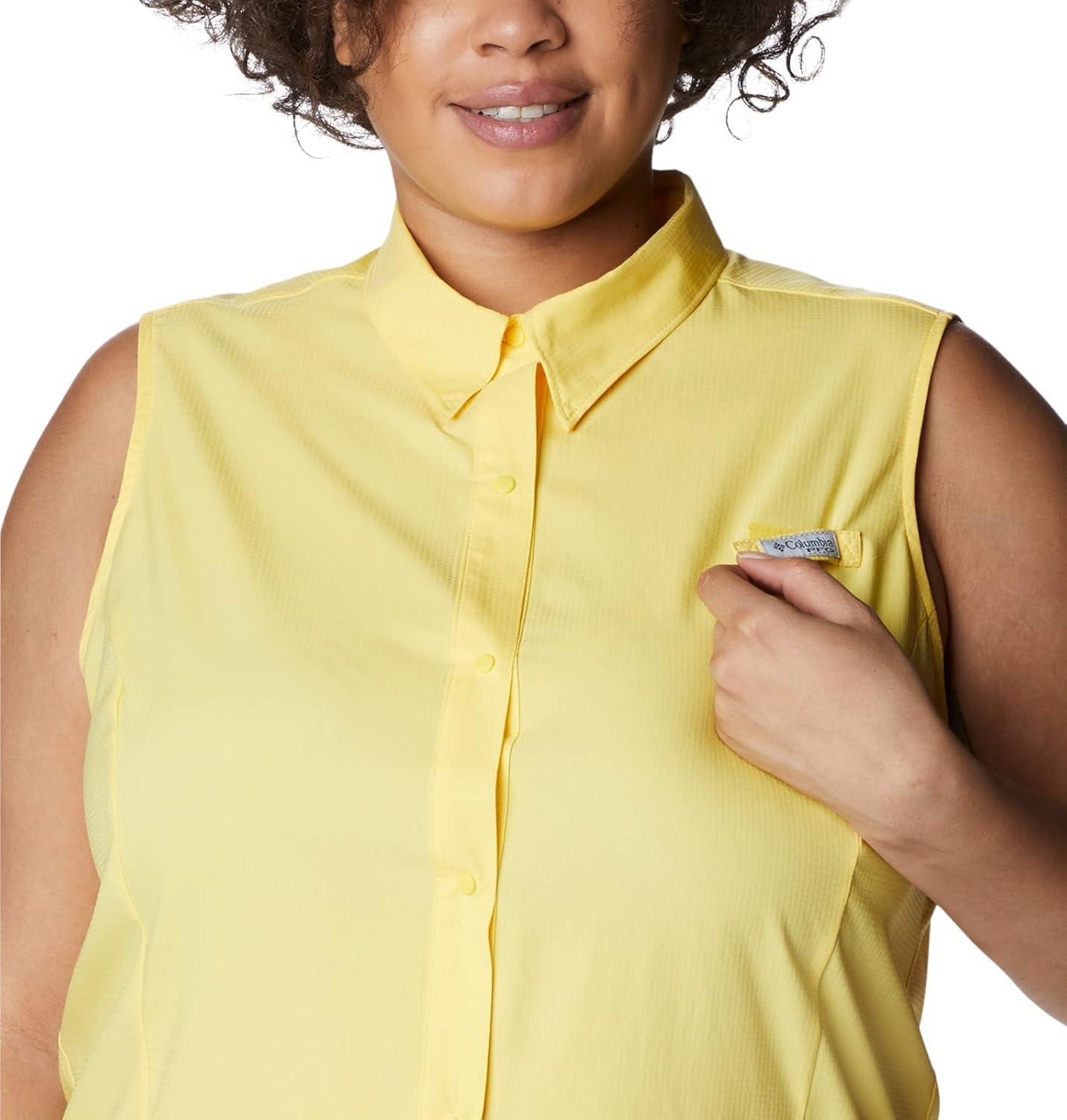 imageColumbia Womens Extended Tamiami Womens Sleeveless ShirtSun Glow