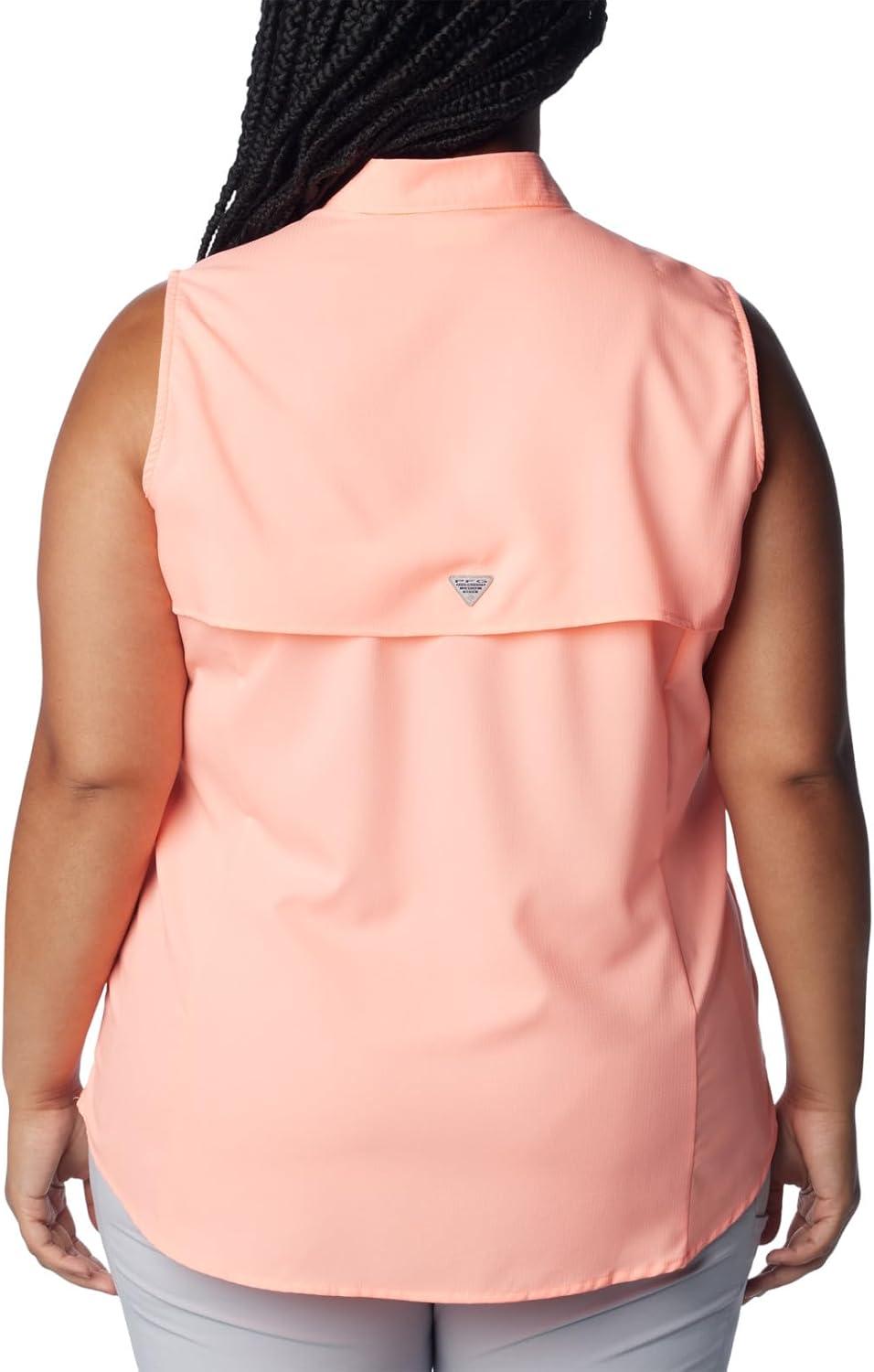 imageColumbia Womens Extended Tamiami Womens Sleeveless ShirtTiki Pink