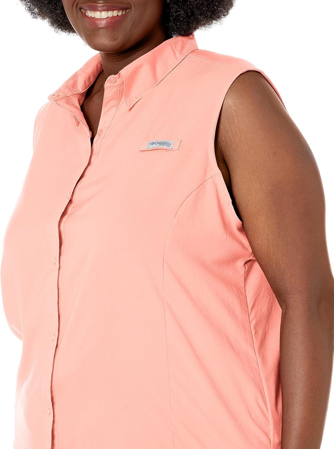 imageColumbia Womens Extended Tamiami Womens Sleeveless ShirtTiki Pink