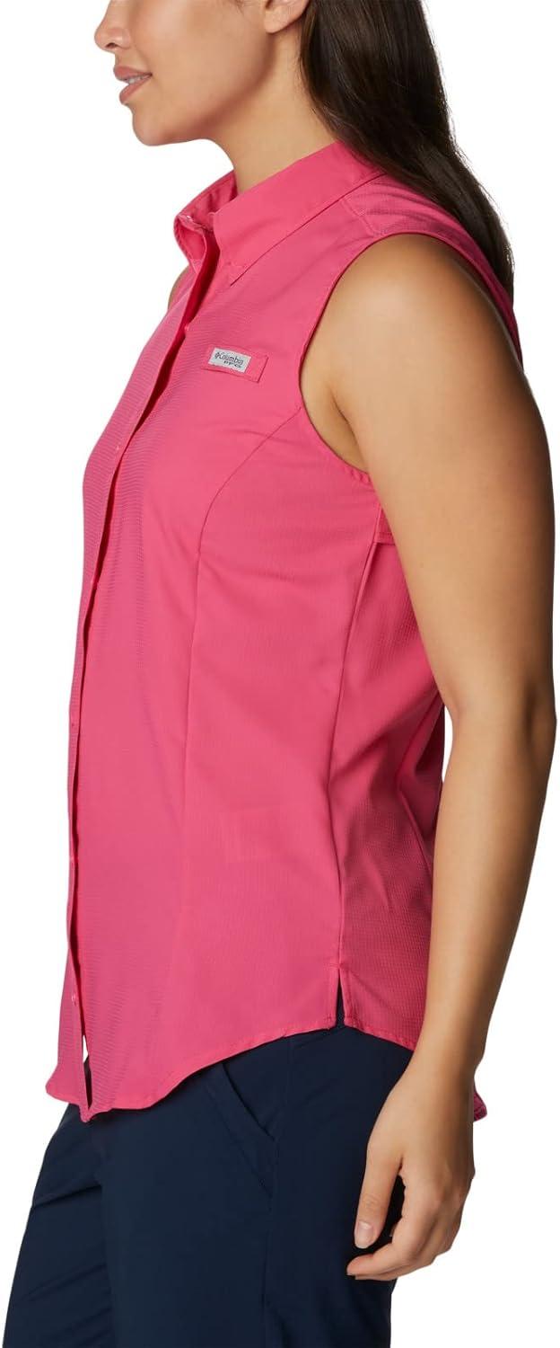 imageColumbia Womens Extended Tamiami Womens Sleeveless ShirtUltra Pink