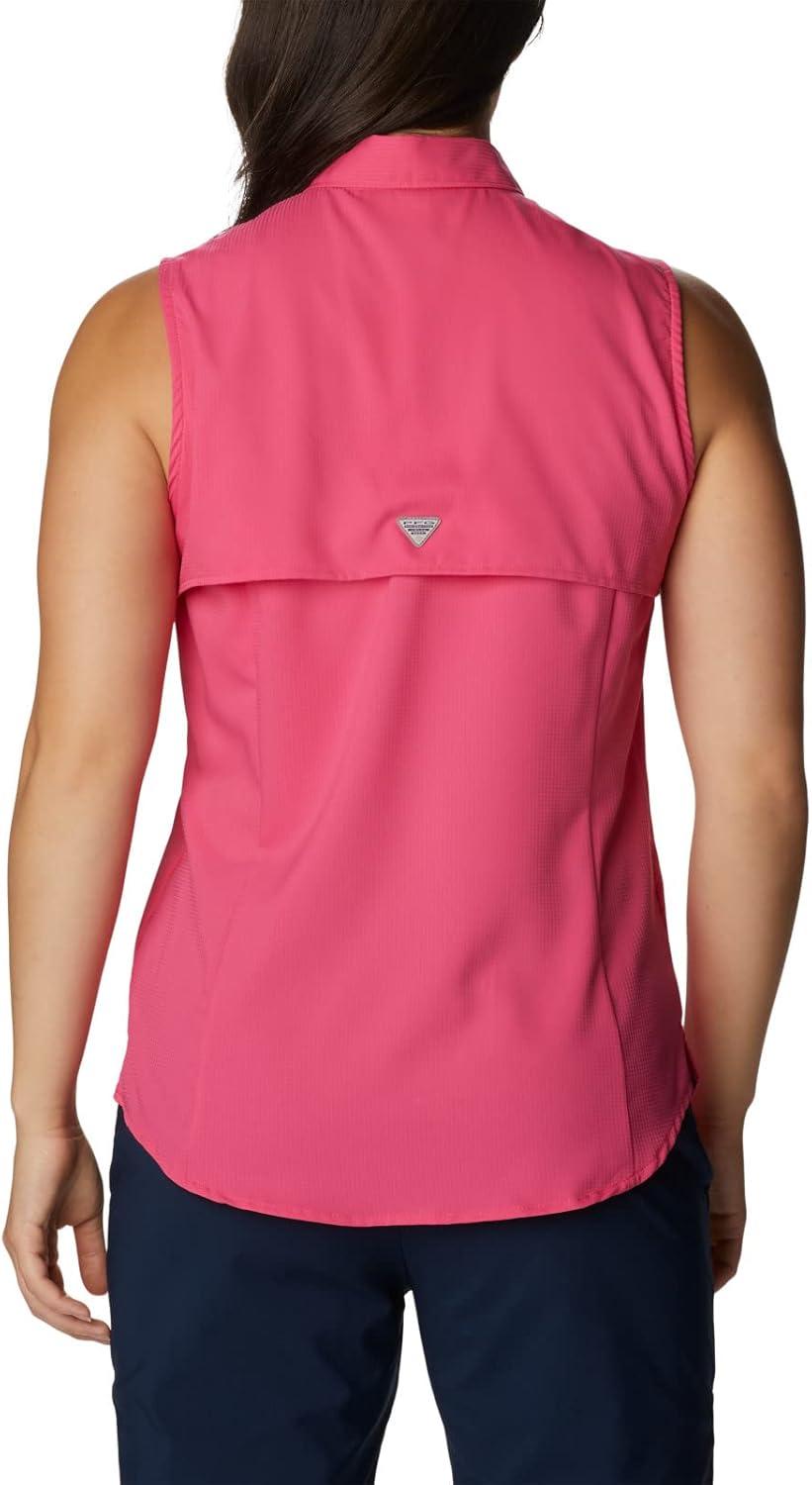imageColumbia Womens Extended Tamiami Womens Sleeveless ShirtUltra Pink