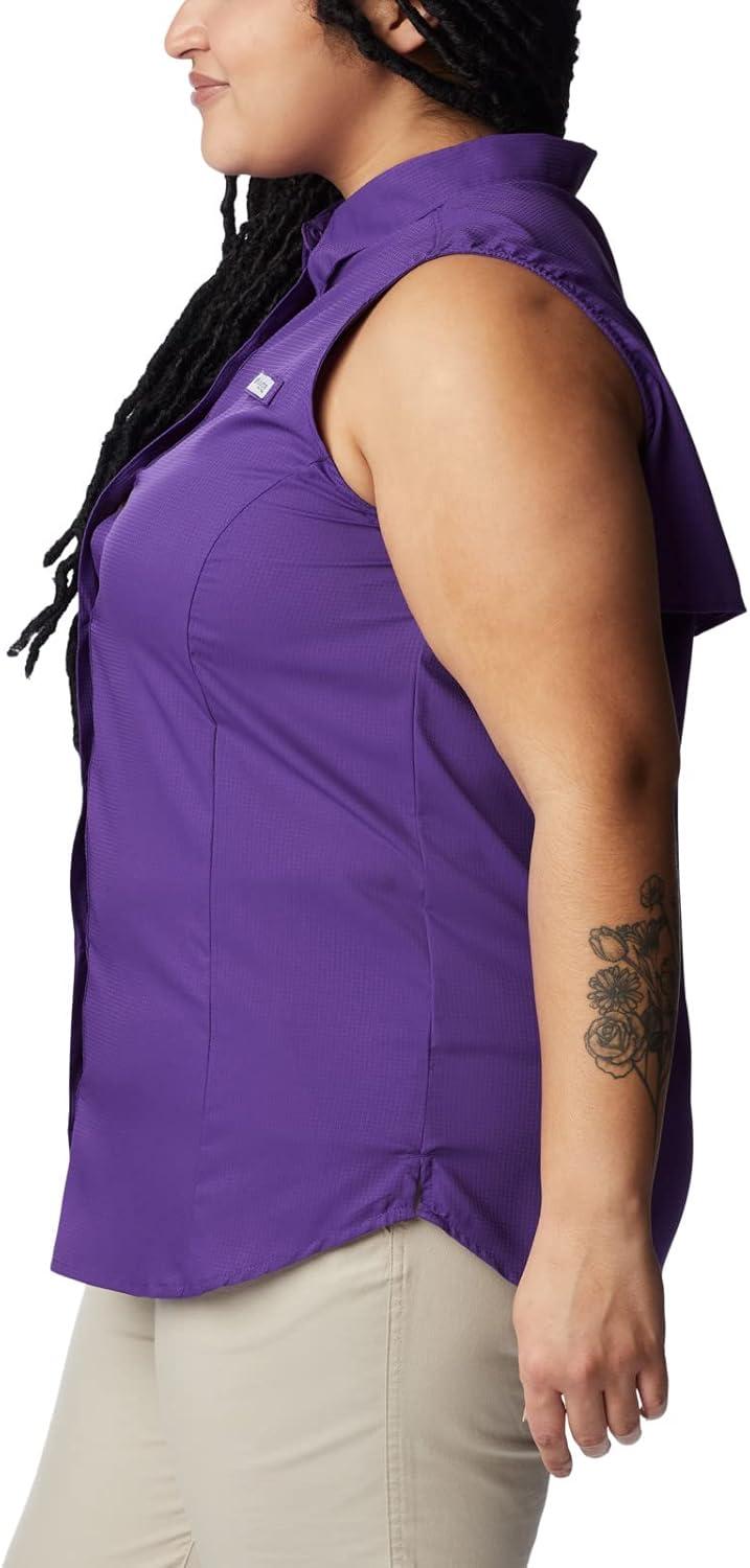 imageColumbia Womens Extended Tamiami Womens Sleeveless ShirtVivid Purple