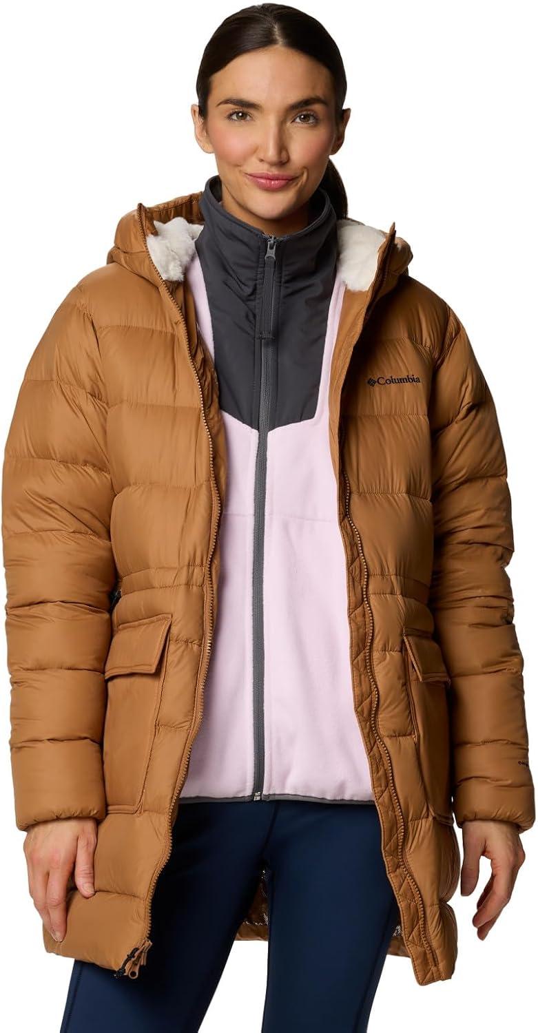 imageColumbia Womens Harmony Falls Mid Down JacketCamel Brown
