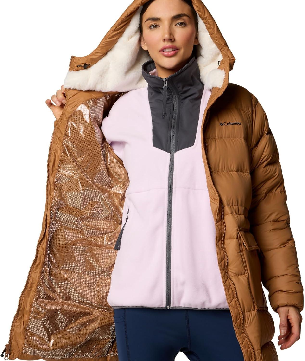 imageColumbia Womens Harmony Falls Mid Down JacketCamel Brown