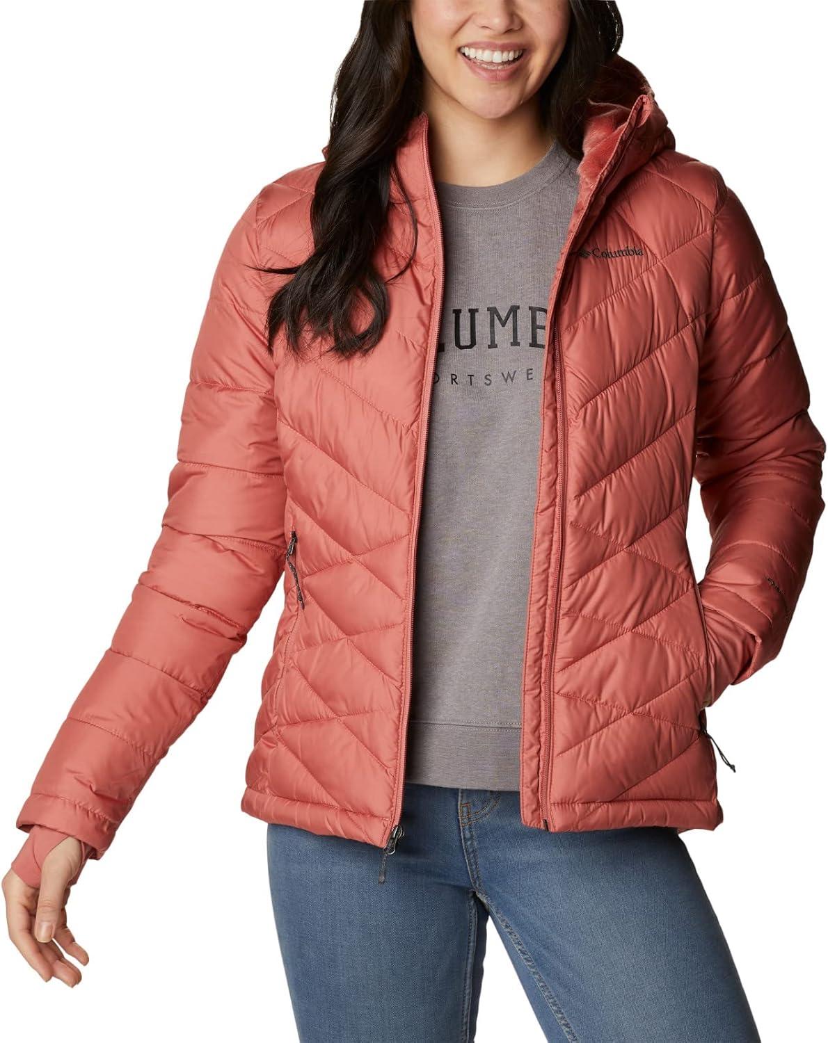 imageColumbia Womens Heavenly Hooded JacketDark Coral