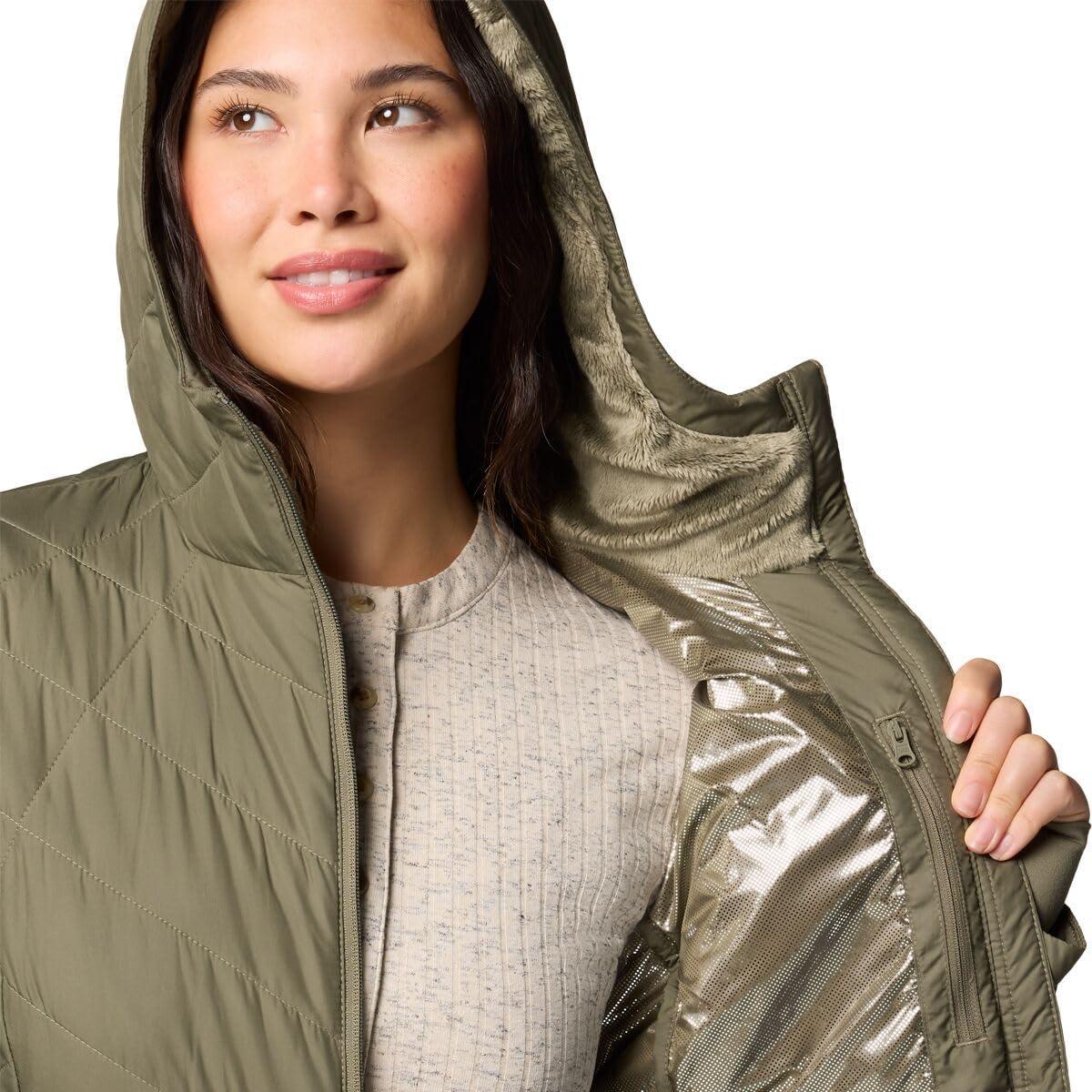 imageColumbia Womens Heavenly Hooded JacketStone Green