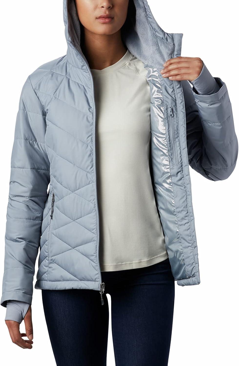 imageColumbia Womens Heavenly Hooded JacketTradewinds Grey