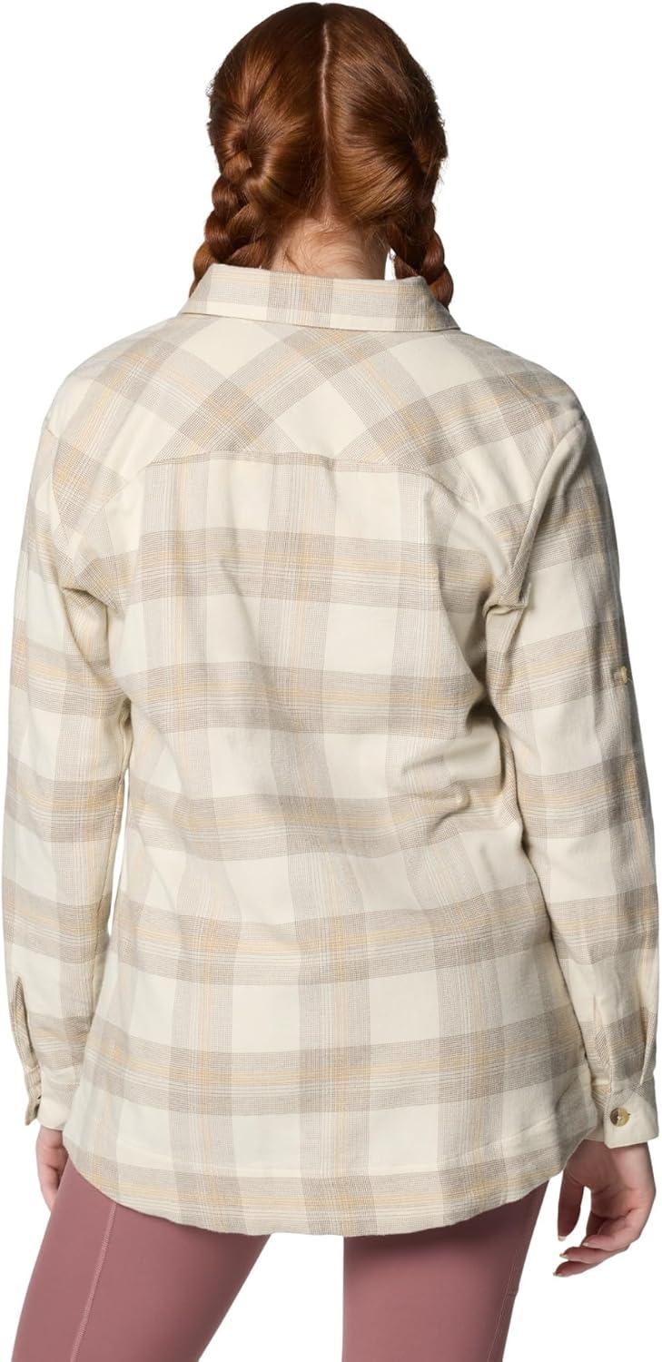 imageColumbia Womens Holly Hideaway Flannel ShirtButton Down ShirtChalk Buffalo Tartan