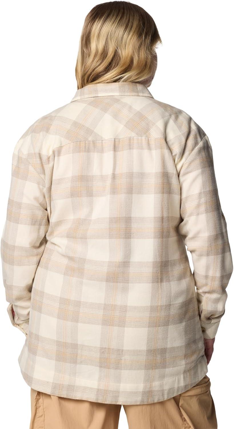 imageColumbia Womens Holly Hideaway Flannel ShirtButton Down ShirtChalk Buffalo Tartan
