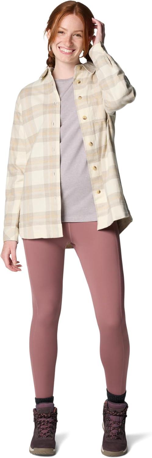 imageColumbia Womens Holly Hideaway Flannel ShirtButton Down ShirtChalk Buffalo Tartan