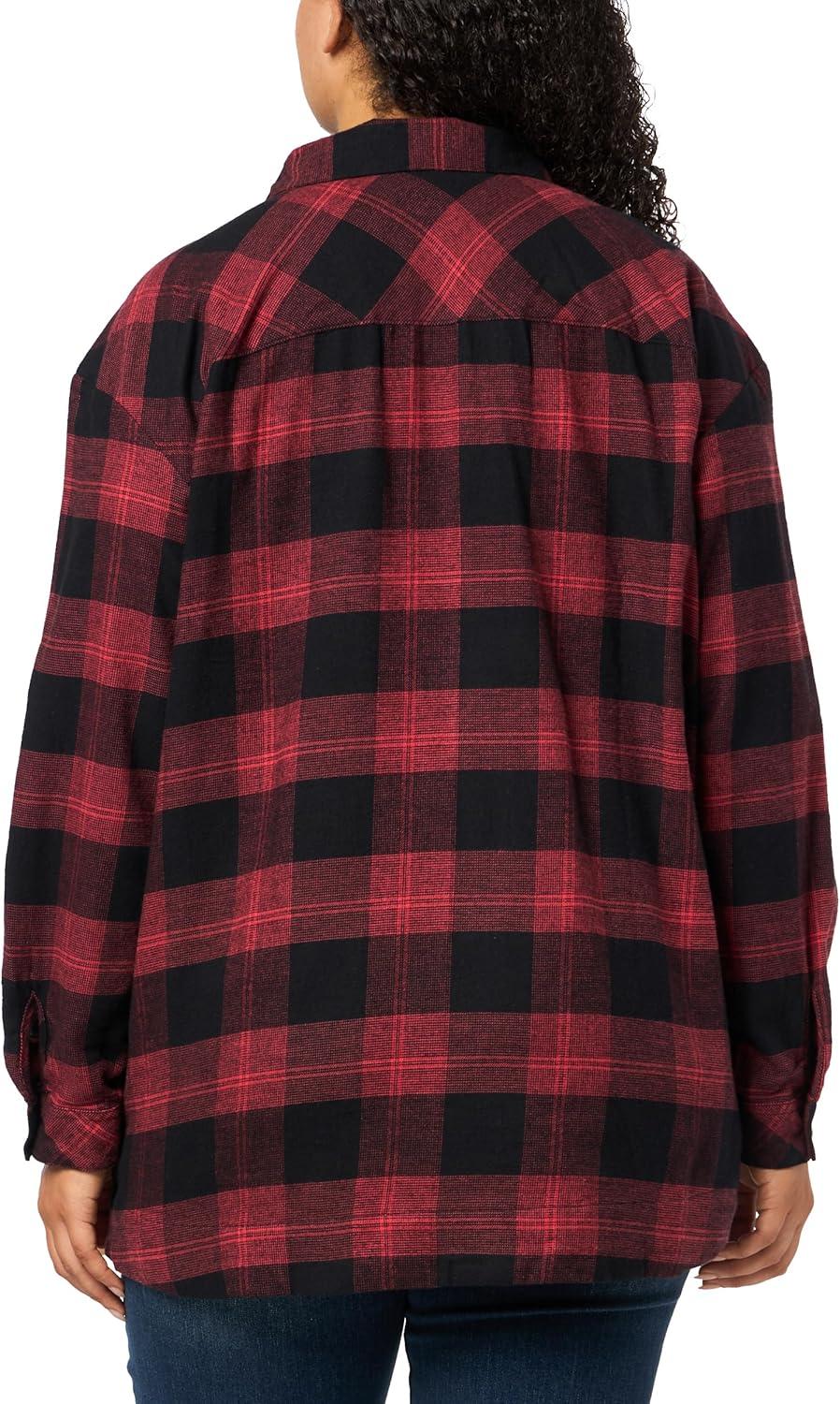 imageColumbia Womens Holly Hideaway Flannel ShirtButton Down ShirtDaredevil Buffalo Tartan