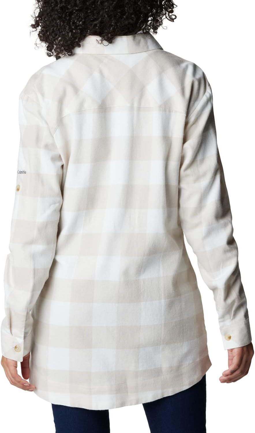 imageColumbia Womens Holly Hideaway Flannel ShirtButton Down ShirtSea Salt Buffalo Check