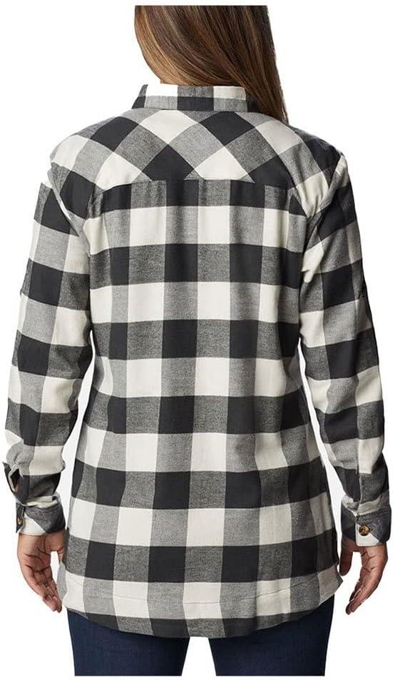 imageColumbia Womens Holly Hideaway Flannel ShirtButton Down ShirtShark Buffalo Check