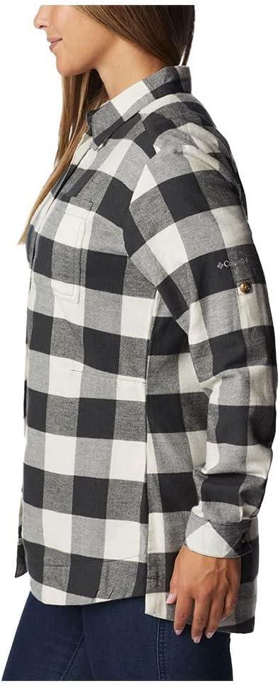 imageColumbia Womens Holly Hideaway Flannel ShirtButton Down ShirtShark Buffalo Check