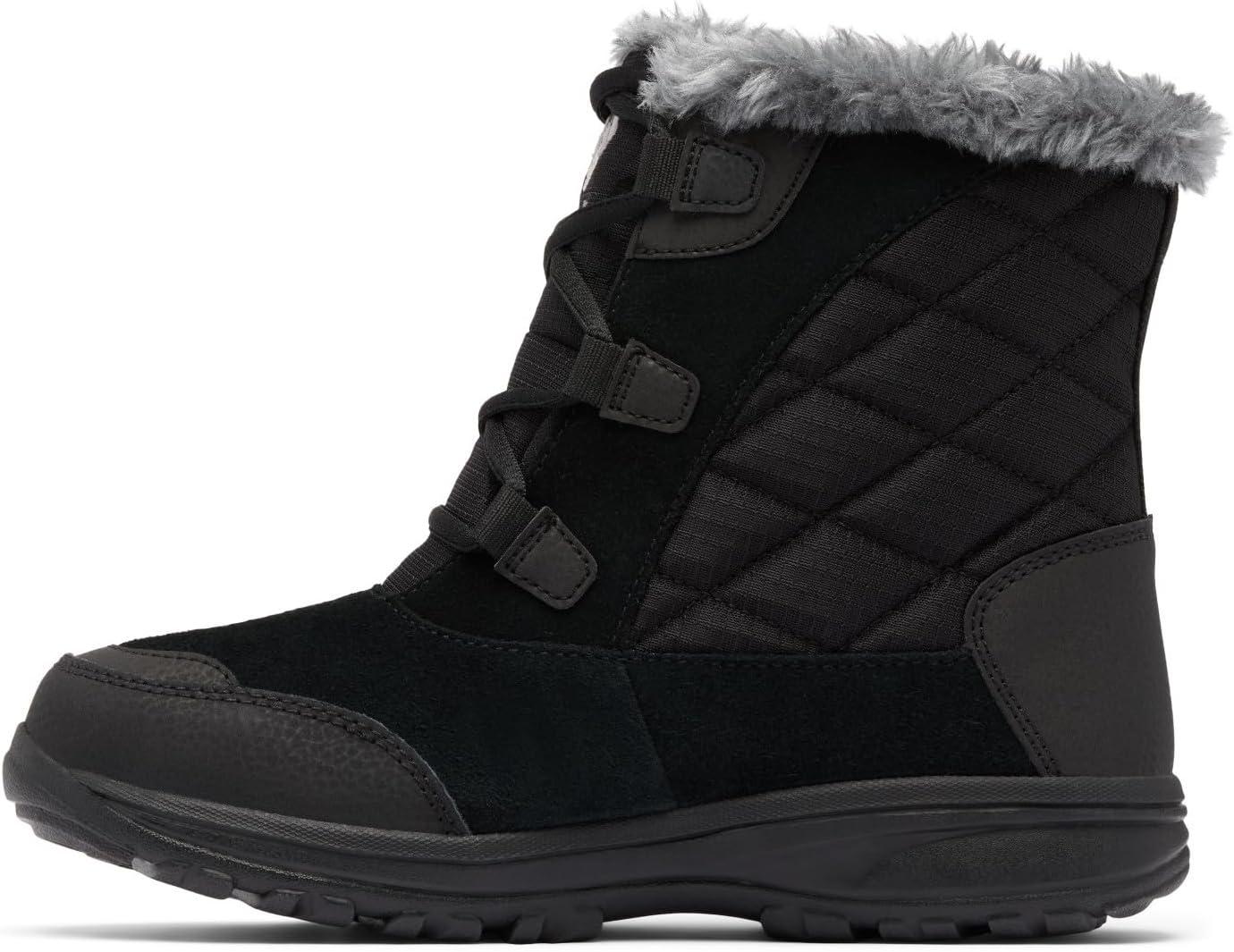 imageColumbia Womens Ice Maiden Shorty Snow BootsBlackColumbia Grey