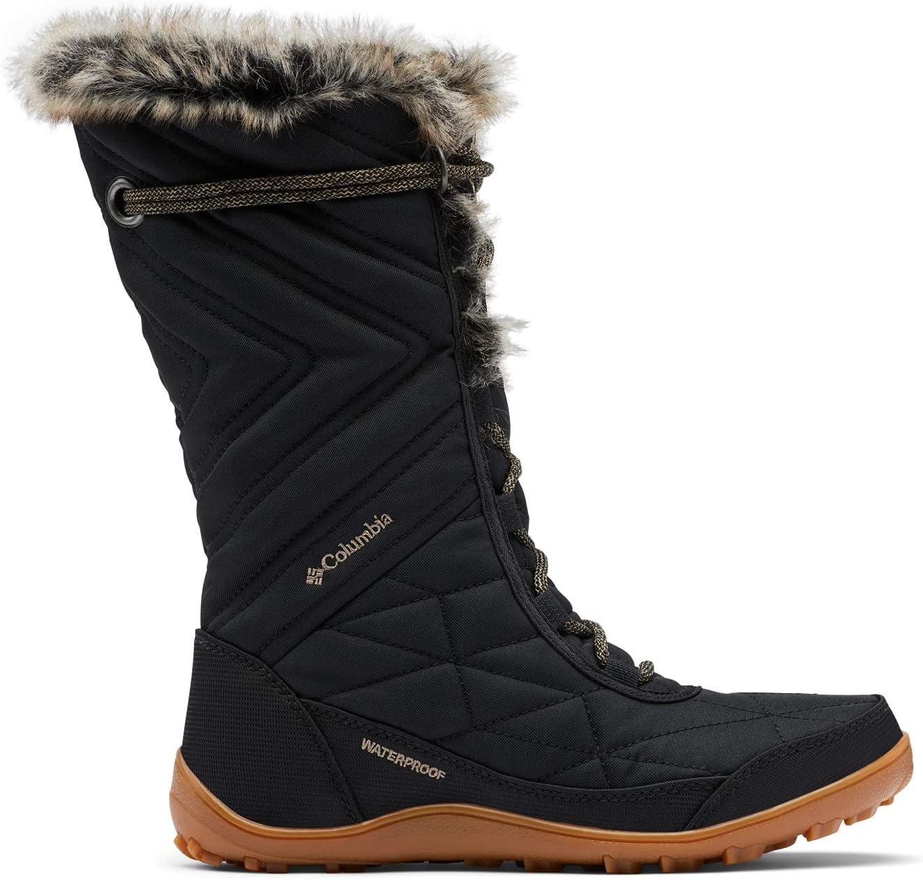 imageColumbia Womens Minx Shorty III Winter BootsBlackKhaki Ii