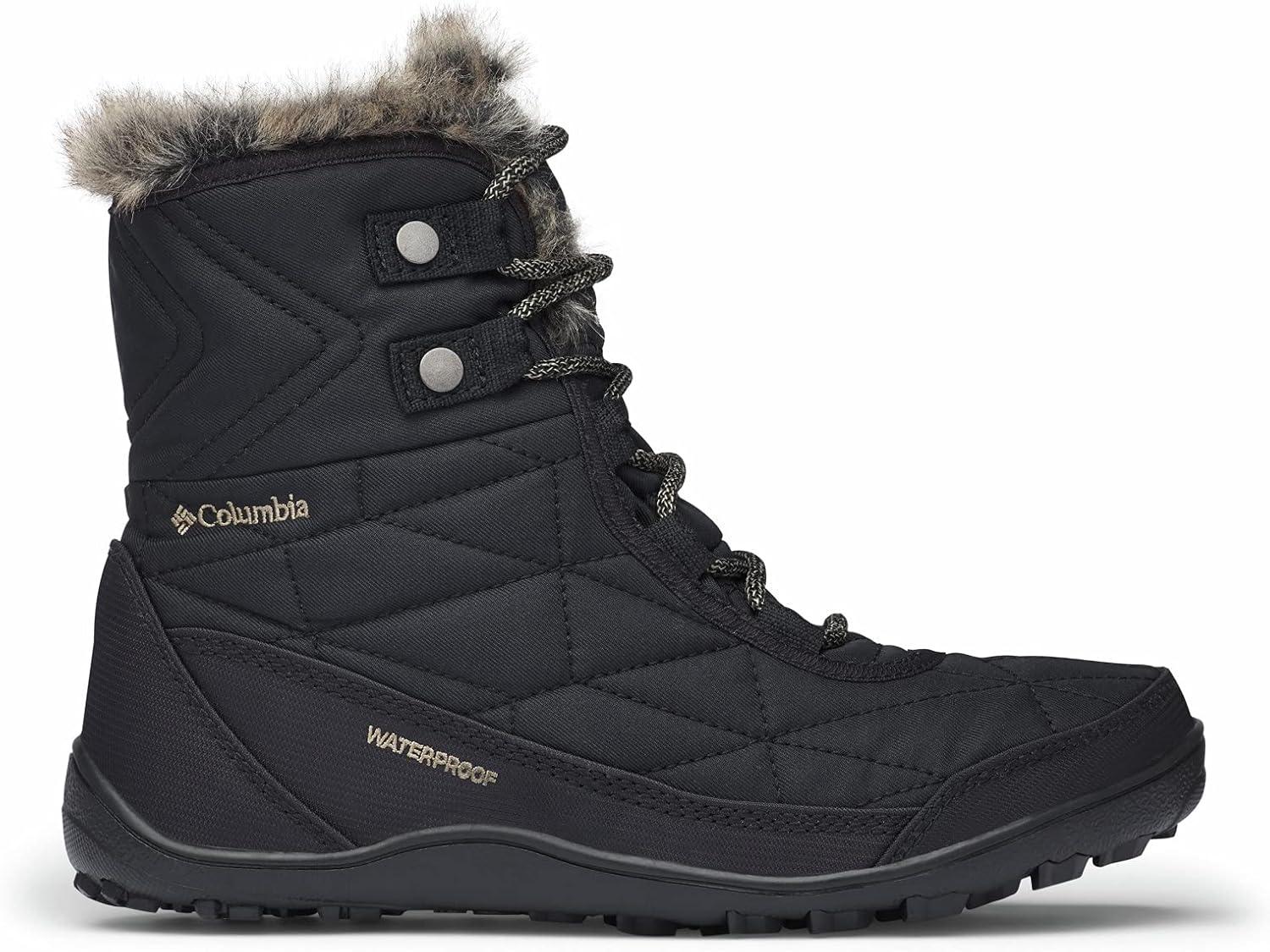 imageColumbia Womens Minx Shorty III Winter BootsFirst Generation BlackPebble