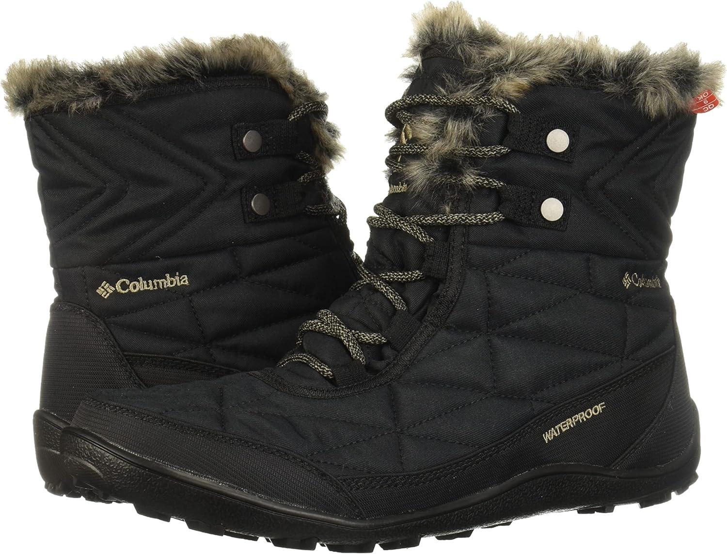 imageColumbia Womens Minx Shorty III Winter BootsFirst Generation BlackPebble
