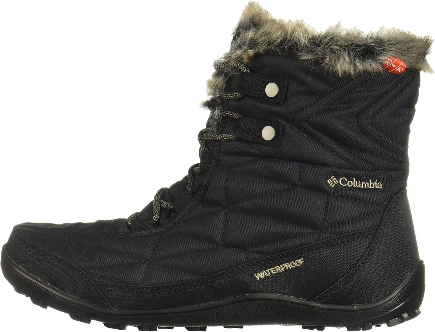 imageColumbia Womens Minx Shorty III Winter BootsFirst Generation BlackPebble